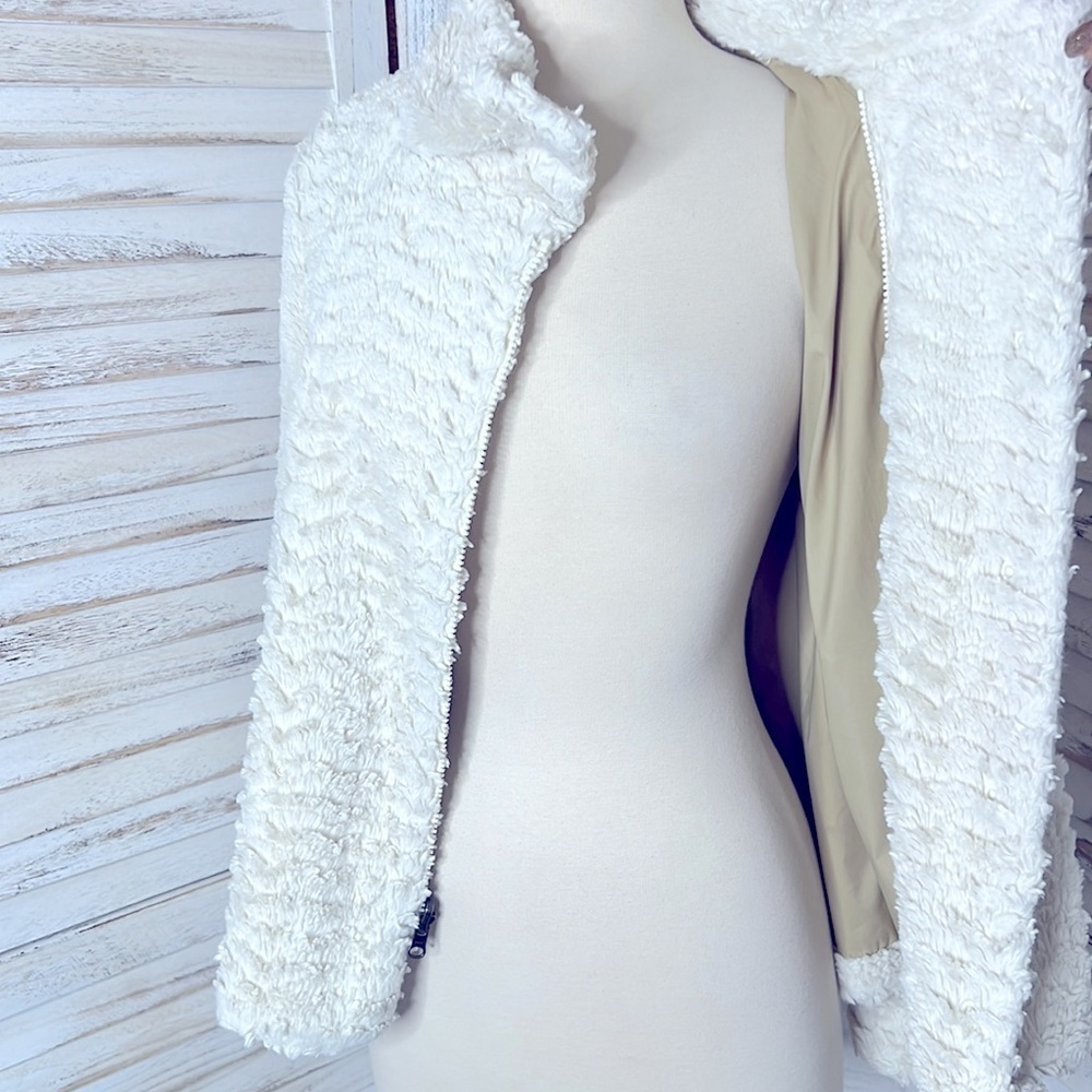 PATAGONIA l Ivory Pelage Fleece Minimilist Mountain Winter Teddybear Jacket S - Picture 12 of 12